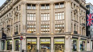 nike oxford circus london store fit out